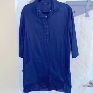 All Saint navy ash denim dress